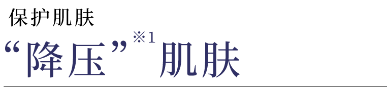 肌を守る ストレス※１ケア