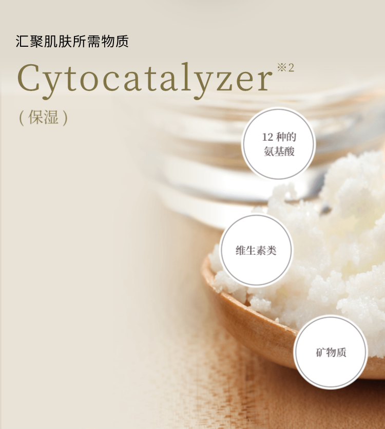 肌が求める素材を凝縮 チトカタライザー(保湿)