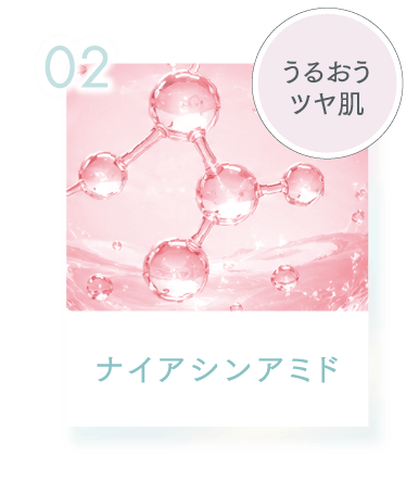 02 うるおうツヤ肌 ナイアシンアミド